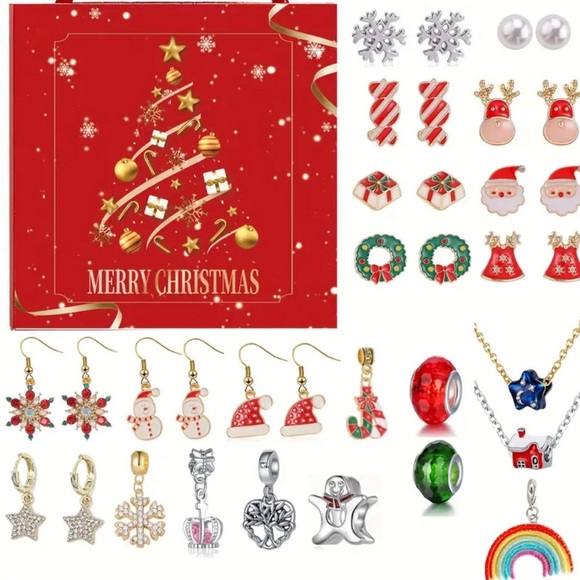 Advent Calendar- Jewelry Surprise-(24 Windows to Open) - Picture 2 of 5